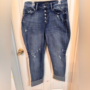 Judy blue button fly blue jeans